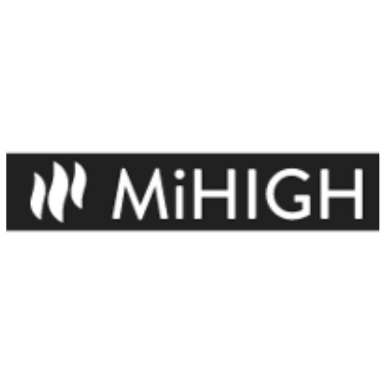 MiHigh logo partner of The Big Silence podcast with Karena Dawn