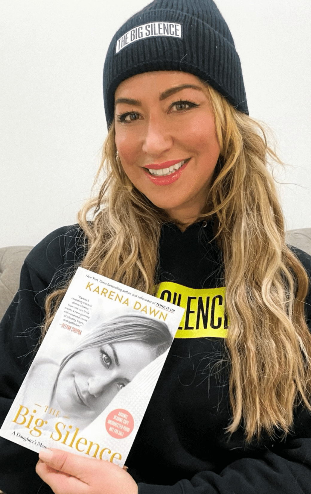 The Big Silence memoir signed and with a personal message from Karena Dawn