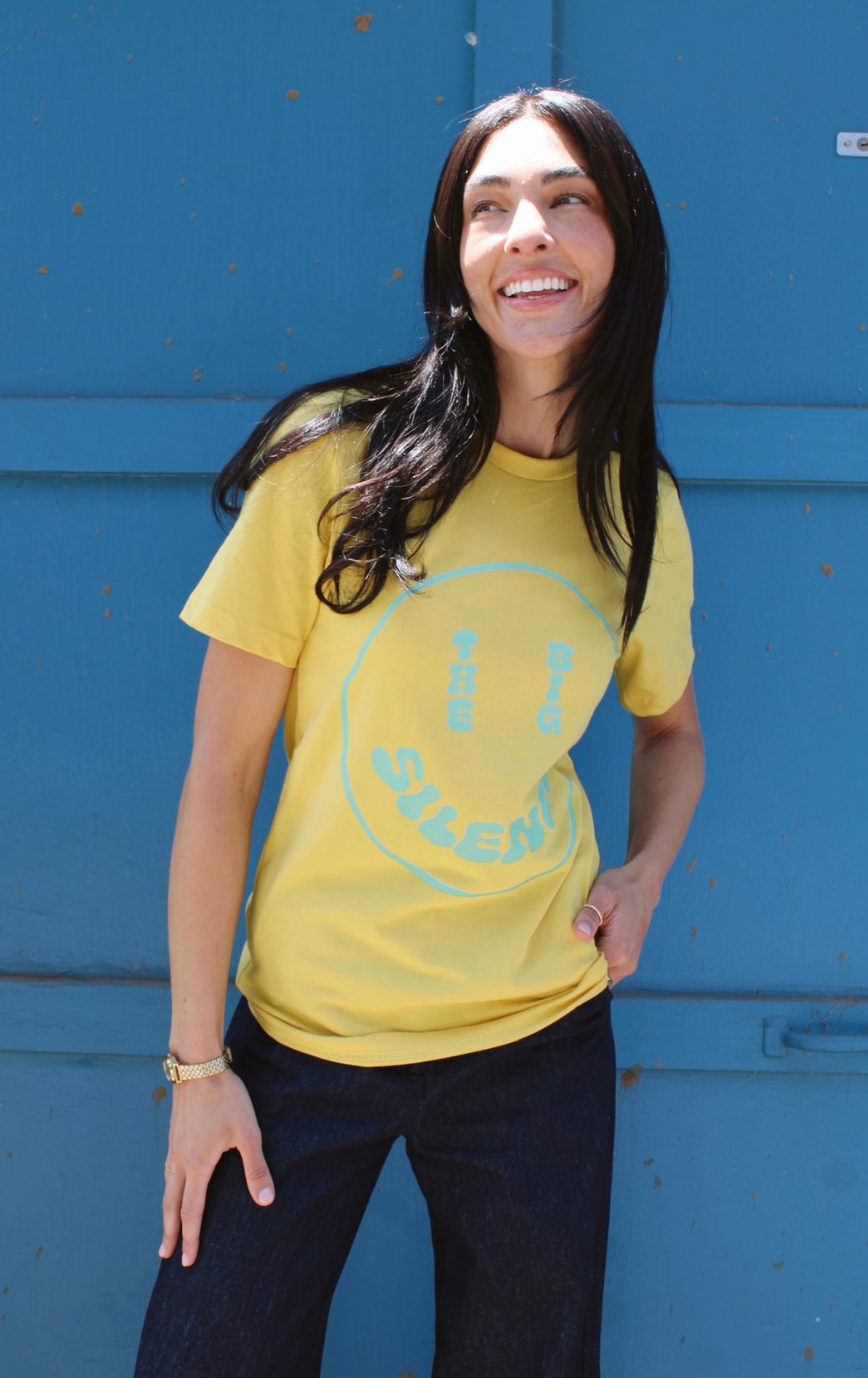 Smiley Tee Summer Yellow